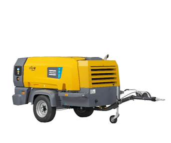 Kompressor Atlas Copco XAS 188-14JD Seitenansicht