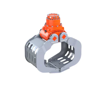 Sortiergreifer Kinshofer D06 HPX online mieten Sortiergreifer Kinshofer D06 HPX Seitenansicht geschlossen