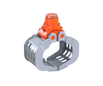 Sortiergreifer Kinshofer D06 HPX online mieten Sortiergreifer Kinshofer D06 HPX Seitenansicht geschlossen