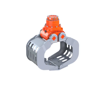 Sortiergreifer Kinshofer D04 HPX online mieten Sortiergreifer Kinshofer D04 HPX Seitenansicht geschlossen