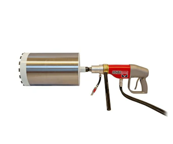 Kernborgerät für Hydraulikaggregat Hycon HCD50-200 Seitenansicht