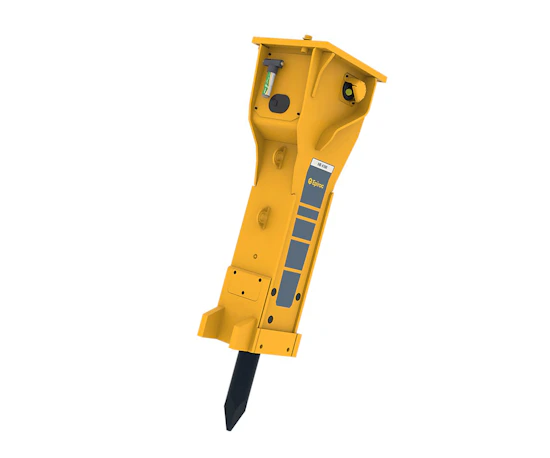 Hydraulikhammer Epiroc HB 4100 online mieten Hydraulikhammer Epiroc HB 4100 seitliche Darstellung
