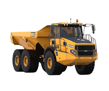 Raddumper Bell B30E online mieten Raddumper Bell B30E seitliche Darstellung