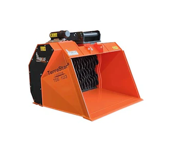 Wolf Schaufelseparator TSE.103 Schaufelseparator Wolf TSE.103 Ansicht seitlich von vorne