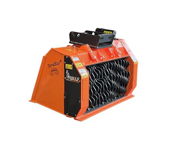 Schaufelseparator Wolf TSE.103 Ansicht seitlich schräg von hinten