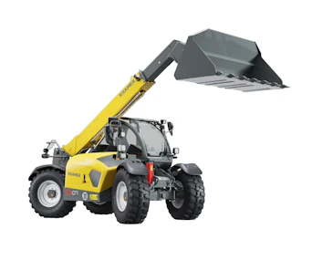 Teleskoplader Kramer 3507 seitlich schräg dargestellt