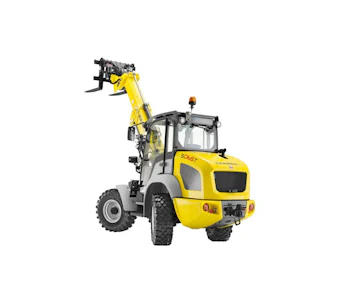 Teleskopradlader Kramer 5065T seitliche Darstellung von hinten