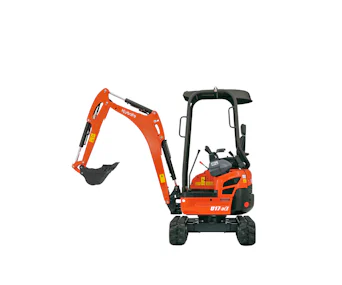 Minibagger Kubota U17-3a Hybrid Seitenansicht