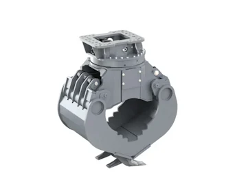 Mehrzweckgreifer Kinshofer A27H online mieten Mehrzweckgreifer Kinshofer A27H seitliche Darstellung