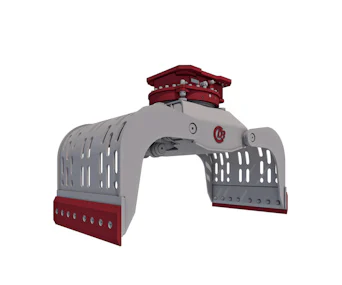 Sortiergreifer Demarec DRG28 online mieten Sortiergreifer Demarec DRG28 seitliche Darstellung