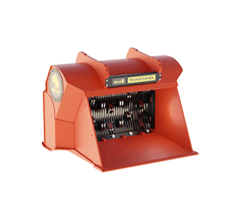 Schaufelseparator Allu DN 2-12 Ansicht von vorne