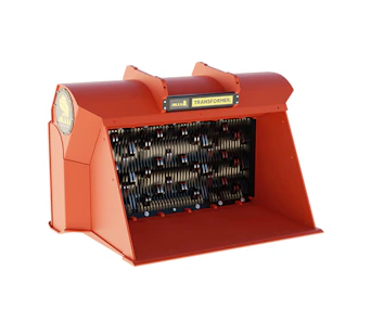 Schaufelseparator Allu DN 3-17 Ansicht von vorne