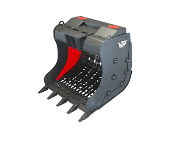 Sieblöffel VTN SB20 seitliche Darstellung