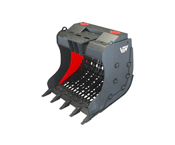 Sieblöffel VTN SB10 seitliche Darstellung