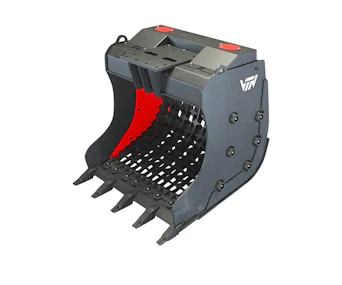 Sieblöffel VTN SB50 seitliche Darstellung