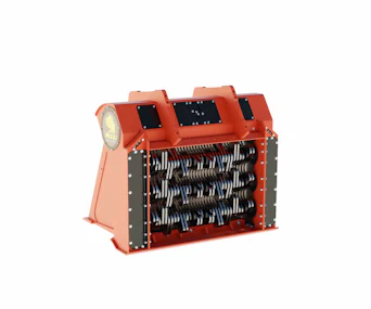 Schaufelseparator Allu DN 3-12 online mieten Schaufelseparator Allu DN 3-12 seitliche Darstellung Rückseite