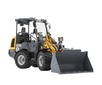Radlader Wacker Neuson WL25 schräg von der Seite