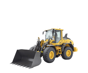 radlader volvo l60h von vorne