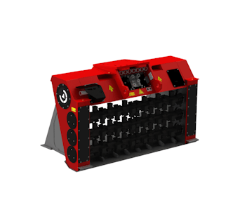 Bodenrecycler MTS B180-3 F80C Ansicht von hinten