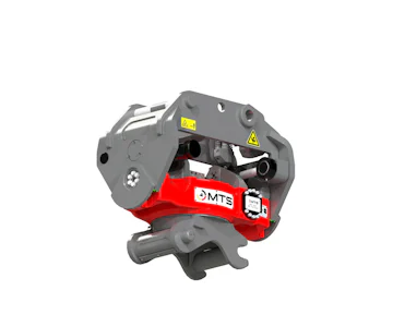 Tiltrotator MTS TR18 SW33 Pro 1 Ansicht seitlich von unten