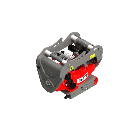 Tiltrotator MTS TR22 OQ RAIL Pro 2 online mieten Tiltrotator MTS TR22 OQ RAIL Pro 2 Ansicht seitlich von oben