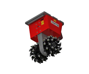 Felsfräse MTS F35-960 online mieten Felsfräse MTS F35-960 Ansicht seitlich von unten