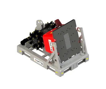 Felsfräse MTS F35-960 online mieten Felsfräse MTS F35-960 Ansicht inkl. Transportgestell