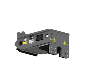 Rohrschiebeadapter MTS HRSA Universal hydr. online mieten Rohrschiebeadapter MTS HRSA Universal hydr. Ansicht seitlich von unten
