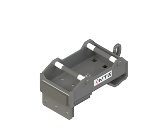 MTS Rohrschiebeadapter - OQ 70 mech. Ansicht seitlich von oben