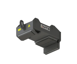 MTS Rohrschiebeadapter - OQ 70/55 mech. Ansicht seitlich von unten