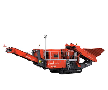 Kegelbrecher Terex Finlay C-1540 online mieten Kegelbrecher Terex Finlay C-1540 Seitenansicht