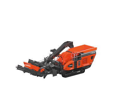Prallbrecher Terex Finlay IC-100 RS online mieten Prallbrecher Terex Finlay IC-100 RS seitlich schräge Darstellung