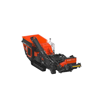 Prallbrecher Terex Finlay IC-110 RS seitlich schräg dargestellt