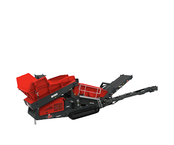 Siebanlage GIPO GS 155/2 Seitenansicht