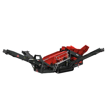 Siebanlage GIPO GS 155/2 Seitenansicht