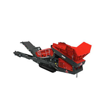 Siebanlage GIPO GS 155/2 seitlich schräg dargestellt