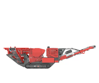 Siebanlage GIPO B 0960 Seitenansicht