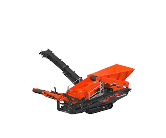 Siebanlage Terex Finlay 860 Seitenansicht