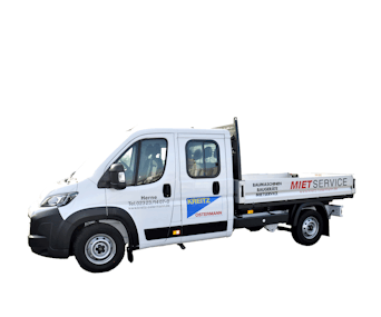 Pritschenwagen Opel Movano 2 Doppelkabine schräg von der Seite