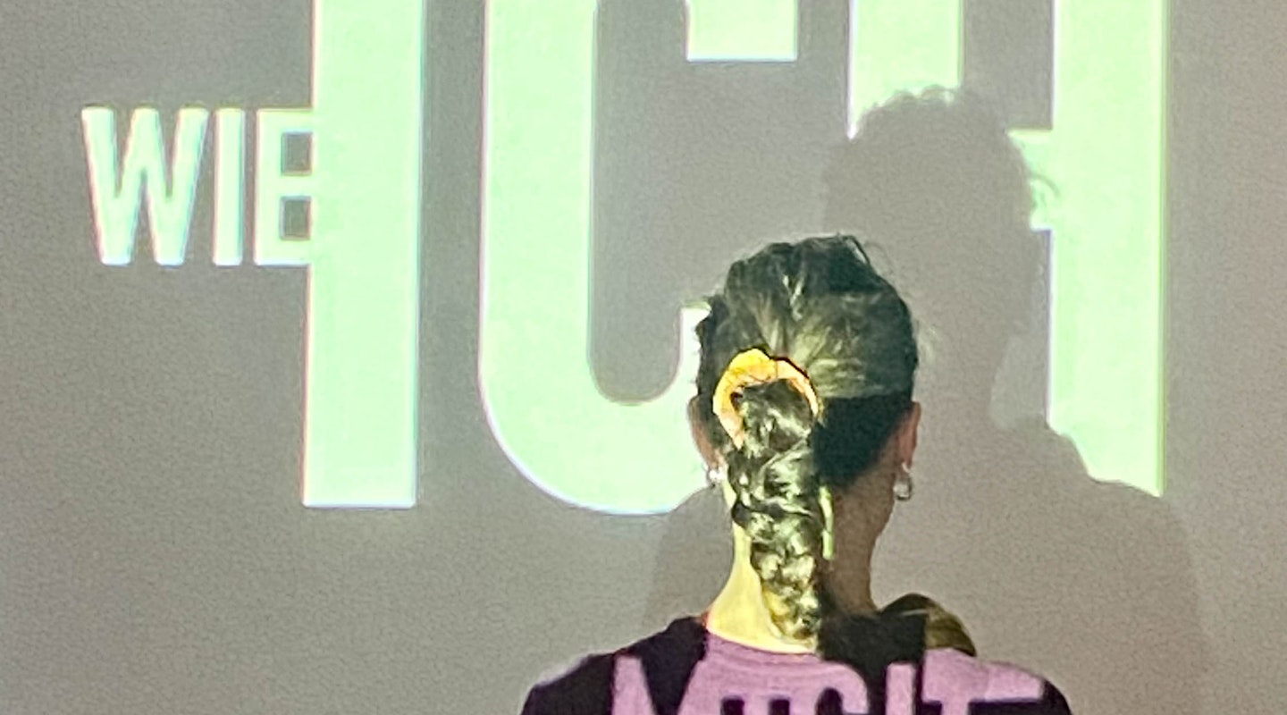 Aufbau Ausstellung "Ich"