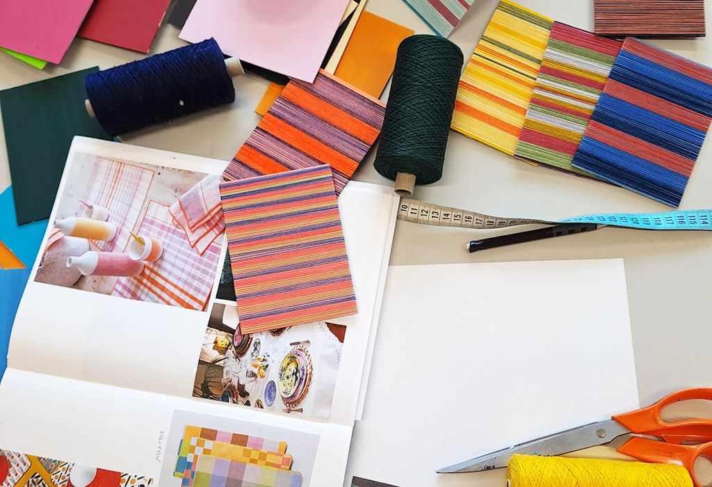 Einblick schulexternes Projekt Textildesign