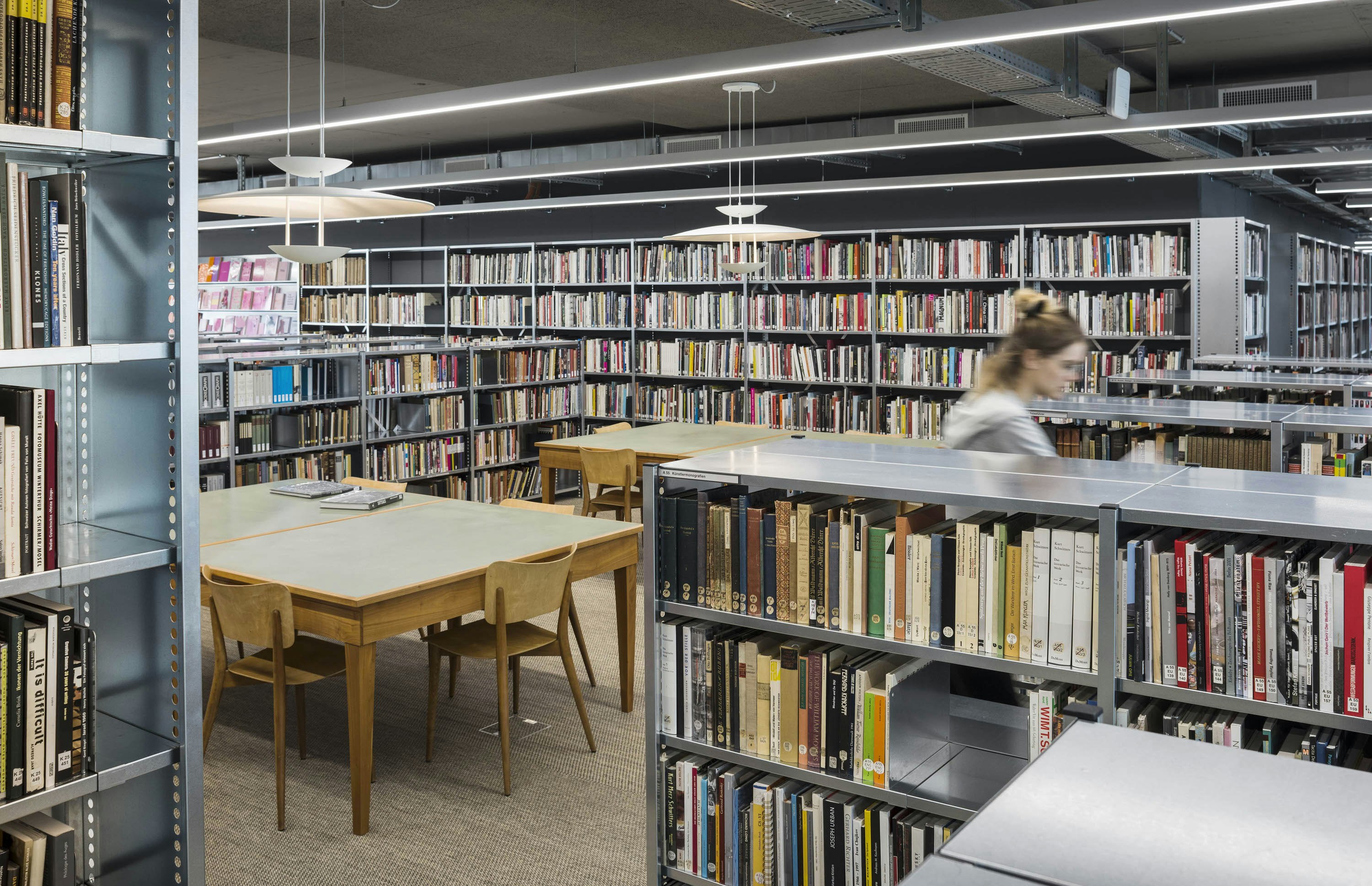 Lesesaal der Bibliothek für Gestaltung