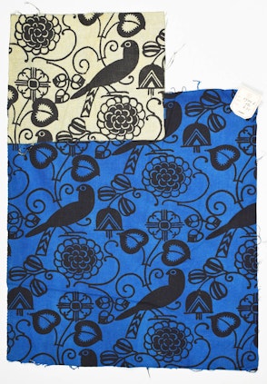 Dekorationsstoff, Stoffdruck, Design Paul Hosch (1886–1975), um 1910. Berlin, Basel. Inv.Nr. 1990_140_19 Objekt aus der Textilsammlung