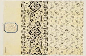 Musterkollektion, montiertes Stofffragment, Stoffdruck, Ende 19. Jh. Mulhouse. Inv.Nr 1987_274_17 Objekt aus der Textilsammlung