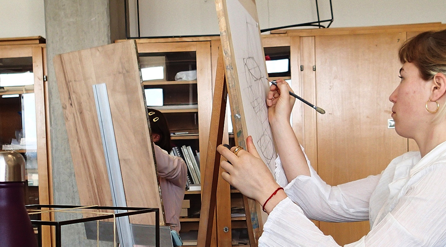 Unterrichtseinblick Zeichnen