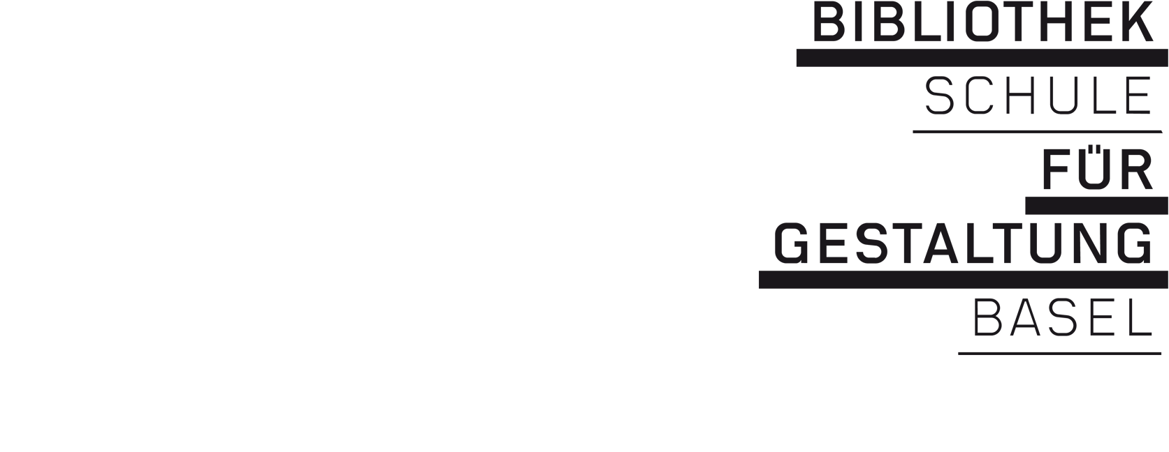 Logo Bibliothek für Gestaltung