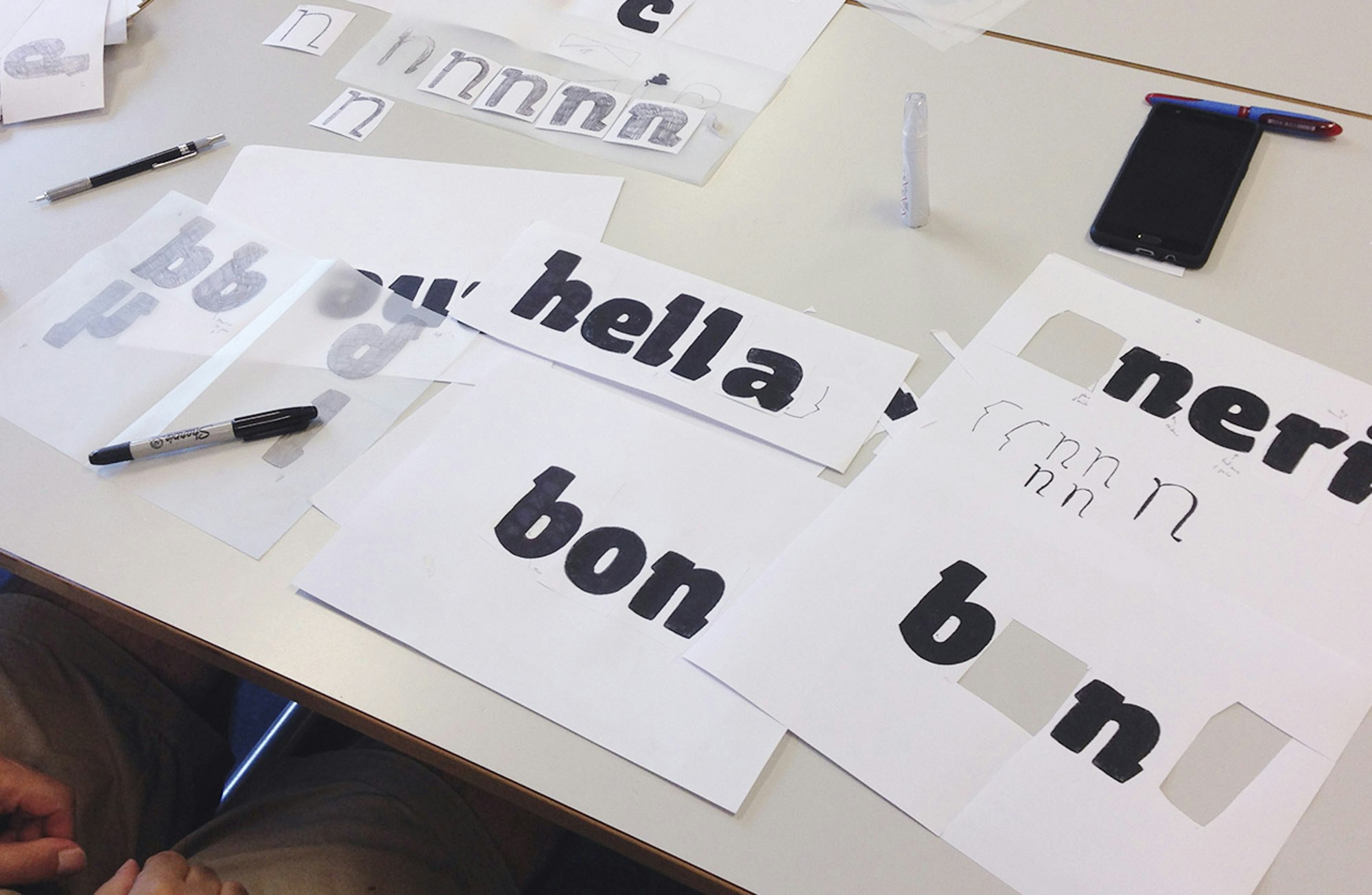 schriftgestaltung