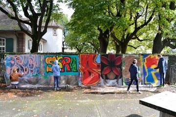 Graffitis  und Jugendliche