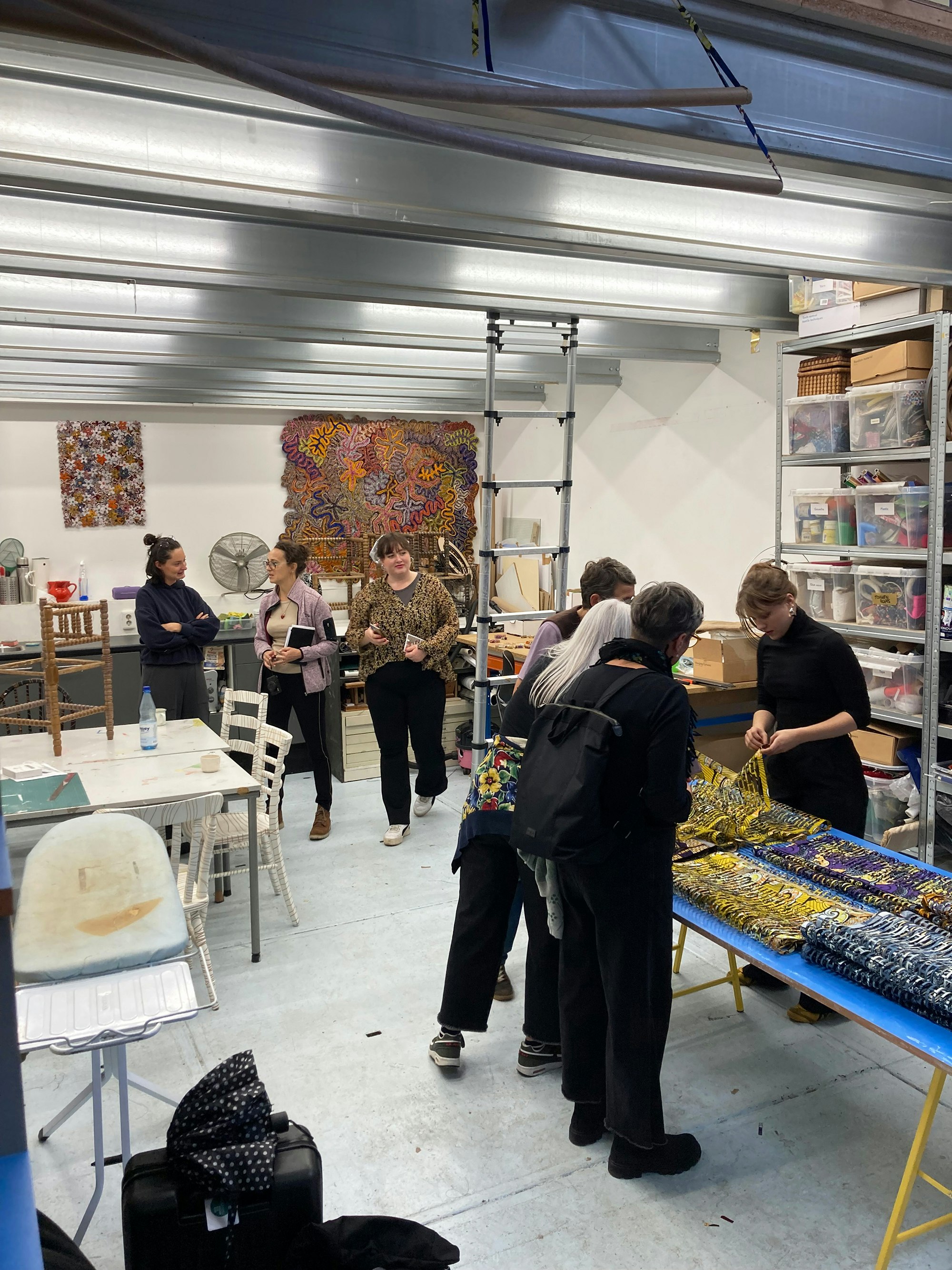 Die Textildesigner:innen auf Studienreise in Holland