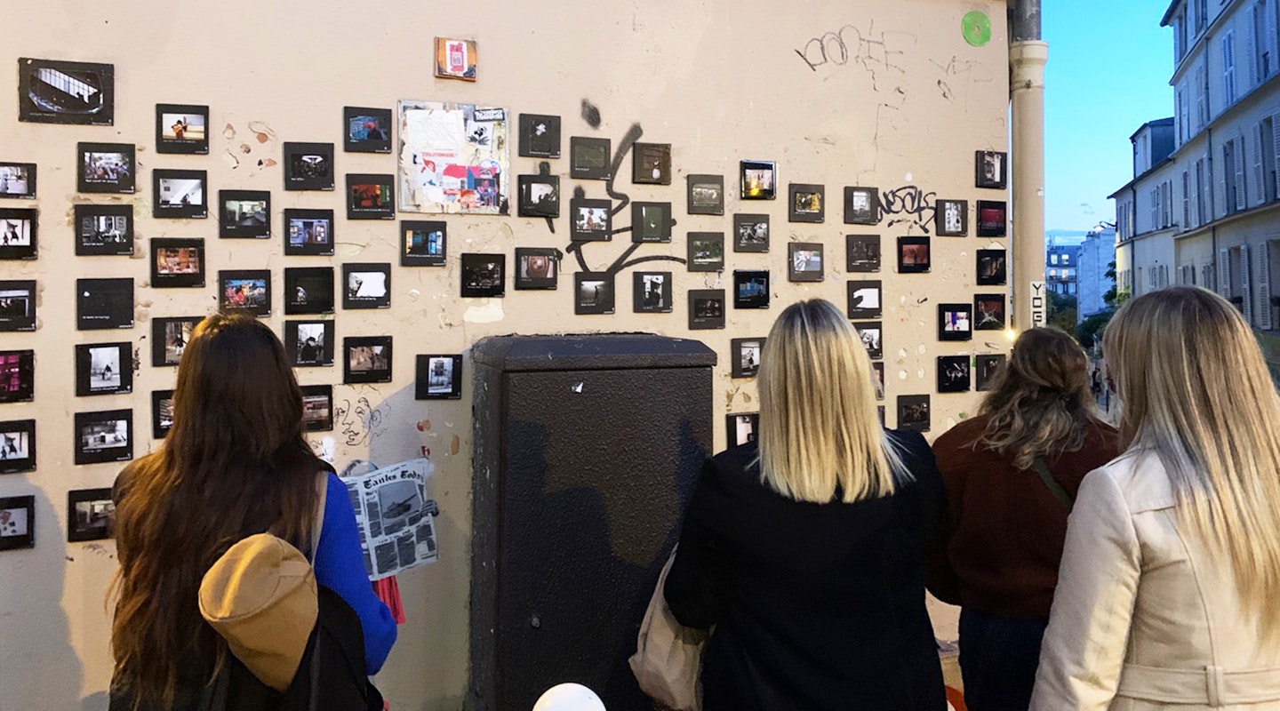 HF Kommunikationsdesign im Raum auf Studienreise in Paris